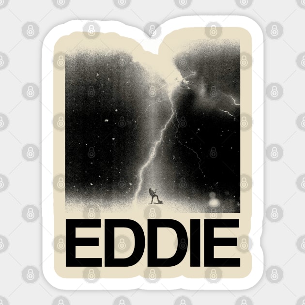 Eddie Munson // Concert Metal Sticker by Faiz Gagak Slot